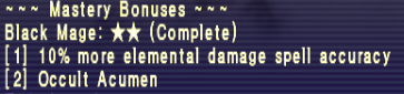 Black Mage Mastery UI